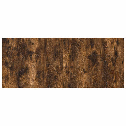 vidaXL Wall-Mounted Headboard DELFT Smoked Oak Engineered Wood 3