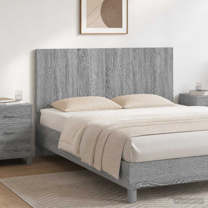vidaXL Wall-Mounted Headboard DELFT Grey Sonoma Engineered Wood 1