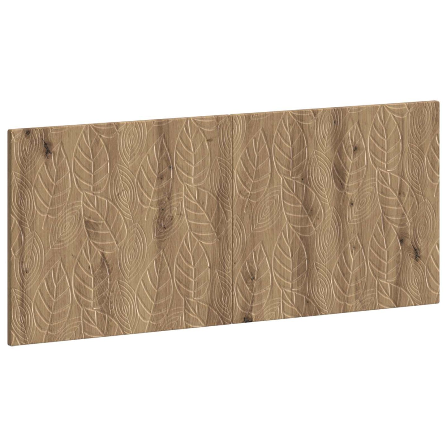 vidaXL Wall-Mounted Headboard DELFT Artisan Oak Engineered Wood 2