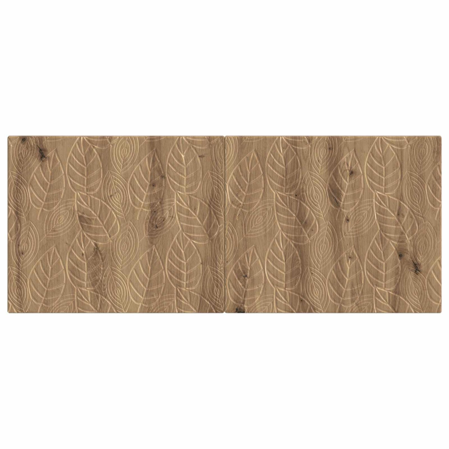 vidaXL Wall-Mounted Headboard DELFT Artisan Oak Engineered Wood 3