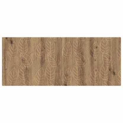 vidaXL Wall-Mounted Headboard DELFT Artisan Oak Engineered Wood 3