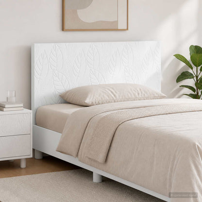vidaXL Wall-Mounted Headboard DELFT White Engineered Wood 1