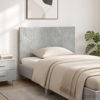 vidaXL Wall-Mounted Headboard DELFT Concrete Grey Engineered Wood 1