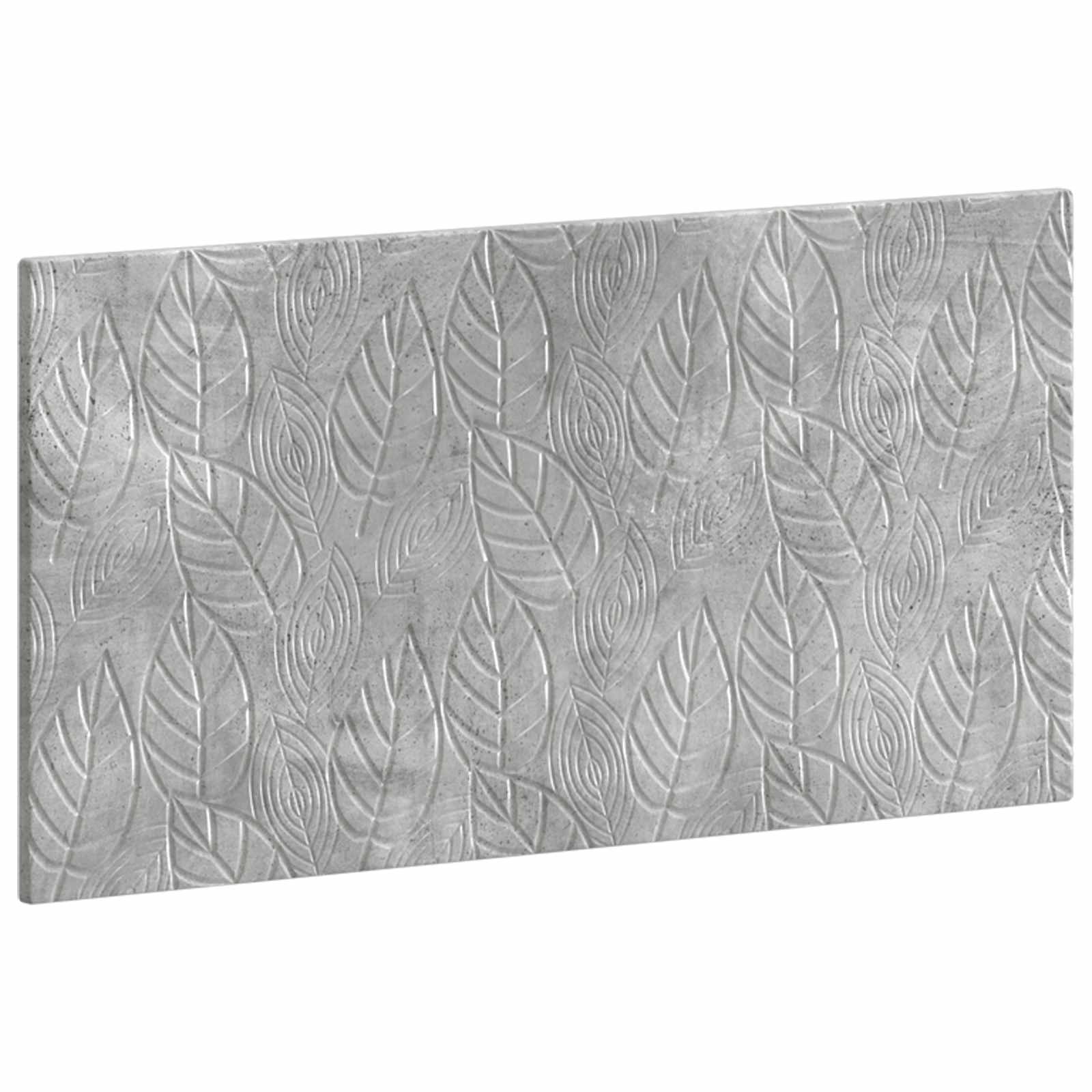 vidaXL Wall-Mounted Headboard DELFT Concrete Grey Engineered Wood 2