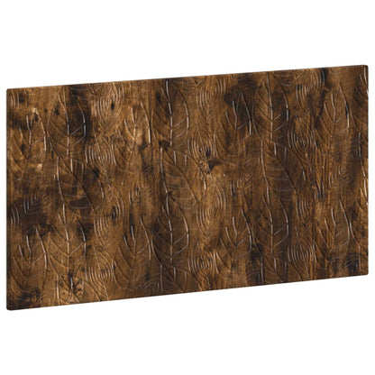 vidaXL Wall-Mounted Headboard DELFT Smoked Oak Engineered Wood 2