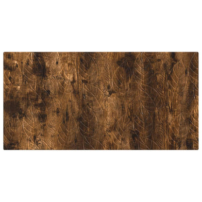 vidaXL Wall-Mounted Headboard DELFT Smoked Oak Engineered Wood 3