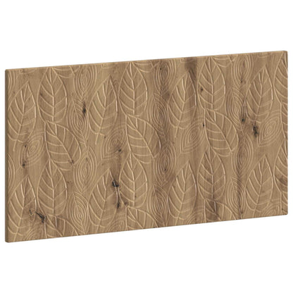 vidaXL Wall-Mounted Headboard DELFT Artisan Oak Engineered Wood 2