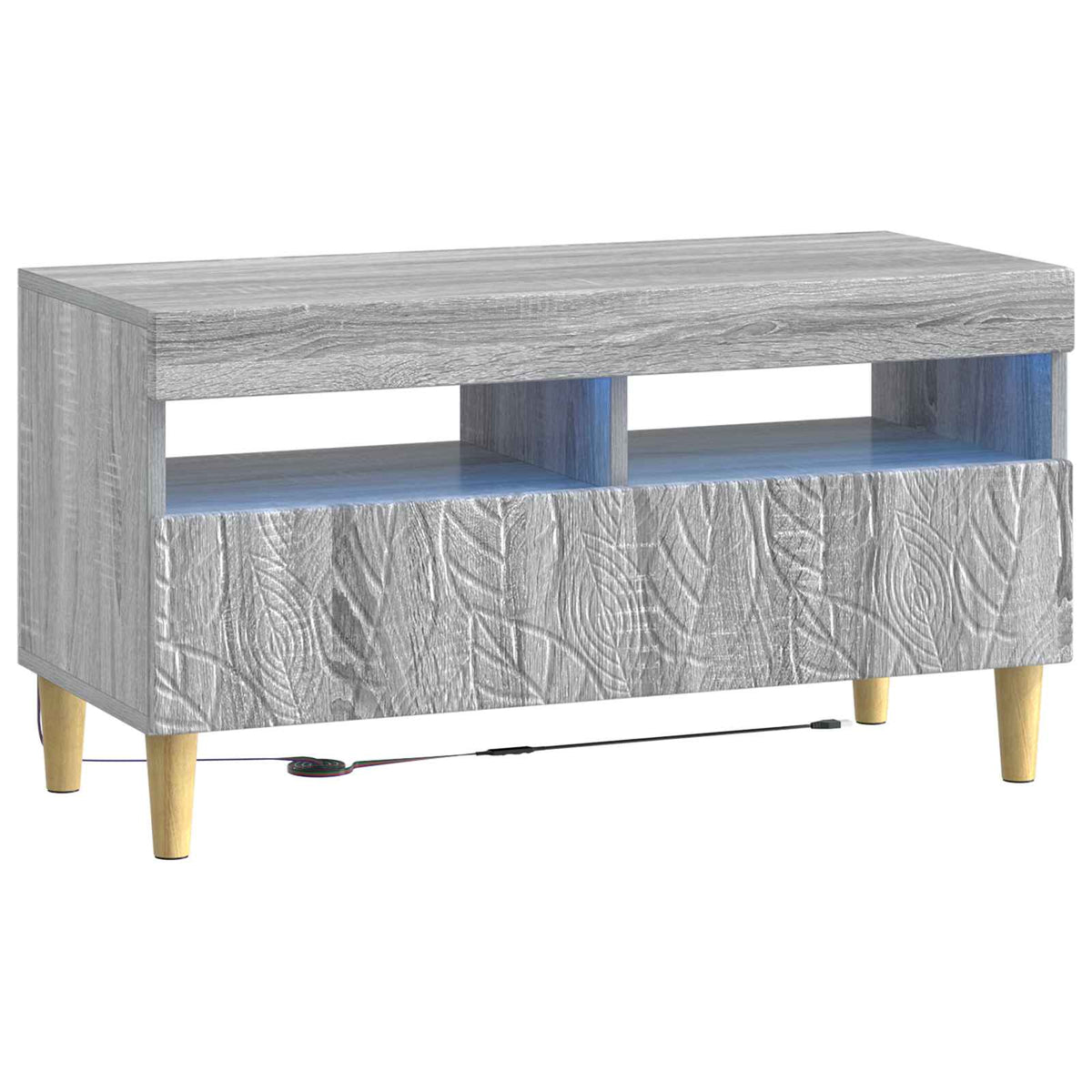 LED TV Cabinet Engineered Wood Grey sonoma