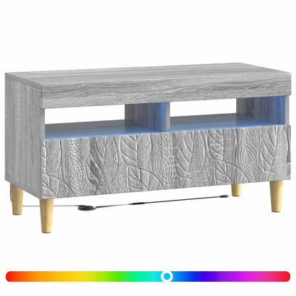 LED TV Cabinet Engineered Wood Grey sonoma