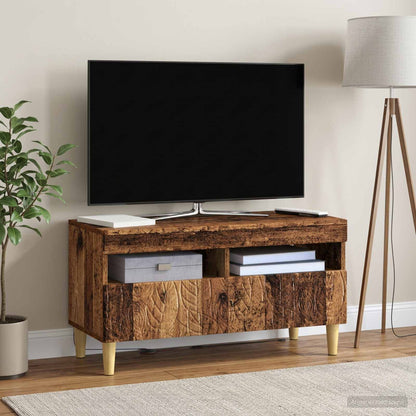 LED TV Cabinet Engineered Wood Old wood