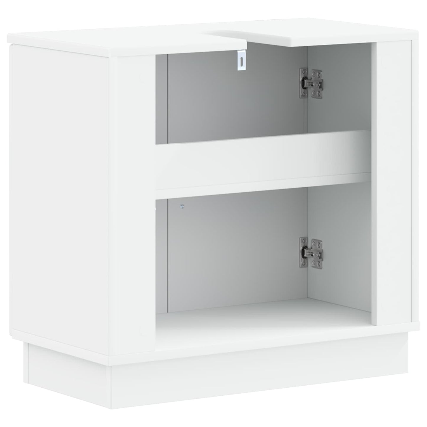 vidaXL Bathroom Sink Cabinet HOORN White 59.5 x 31.5x 56 cm 6