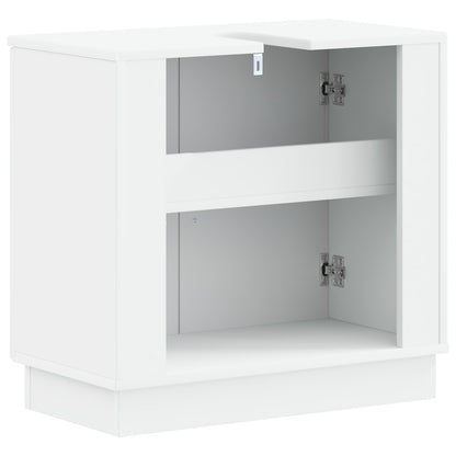 vidaXL Bathroom Sink Cabinet HOORN White 59.5 x 31.5x 56 cm 6