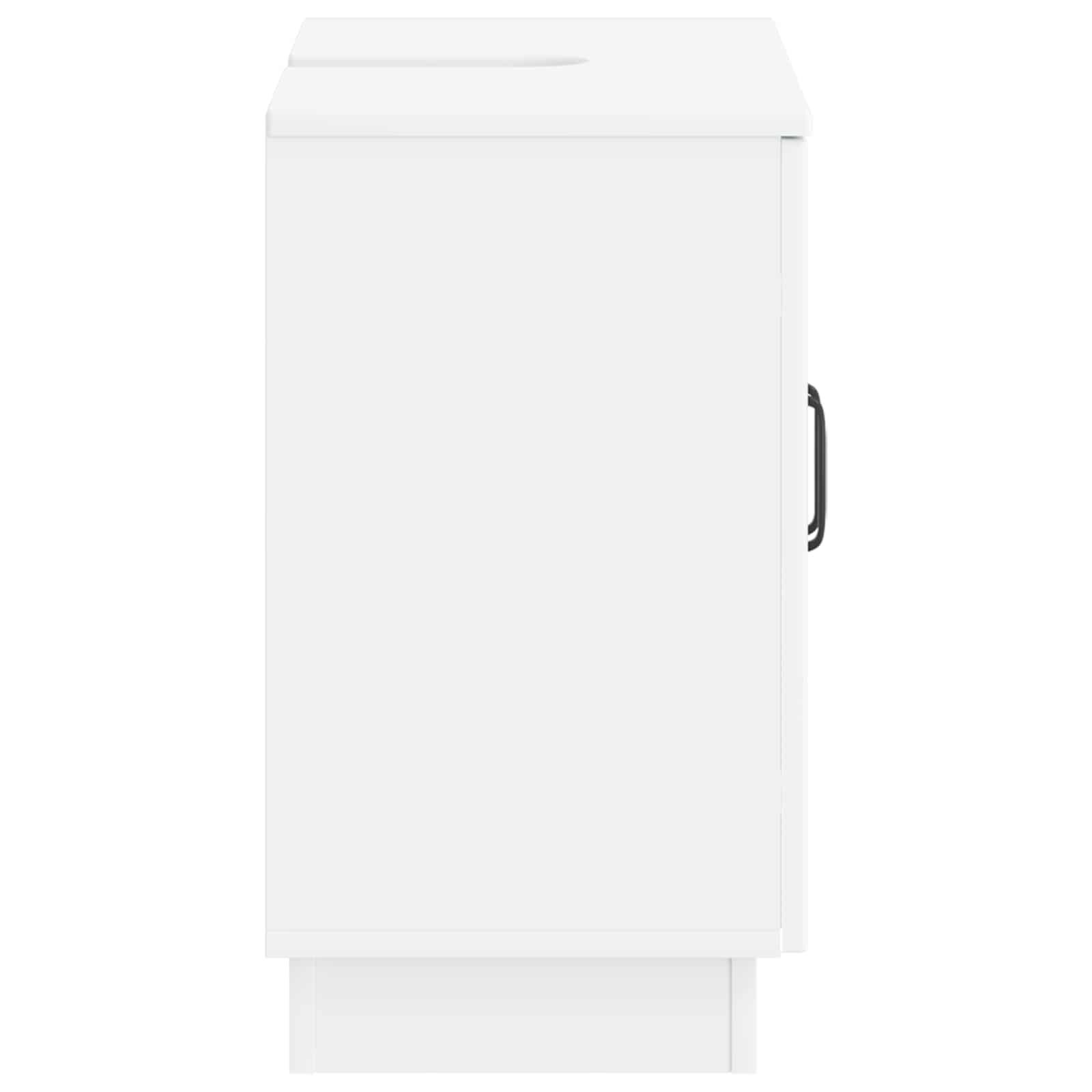 vidaXL Bathroom Sink Cabinet HOORN White 59.5 x 31.5x 56 cm 5