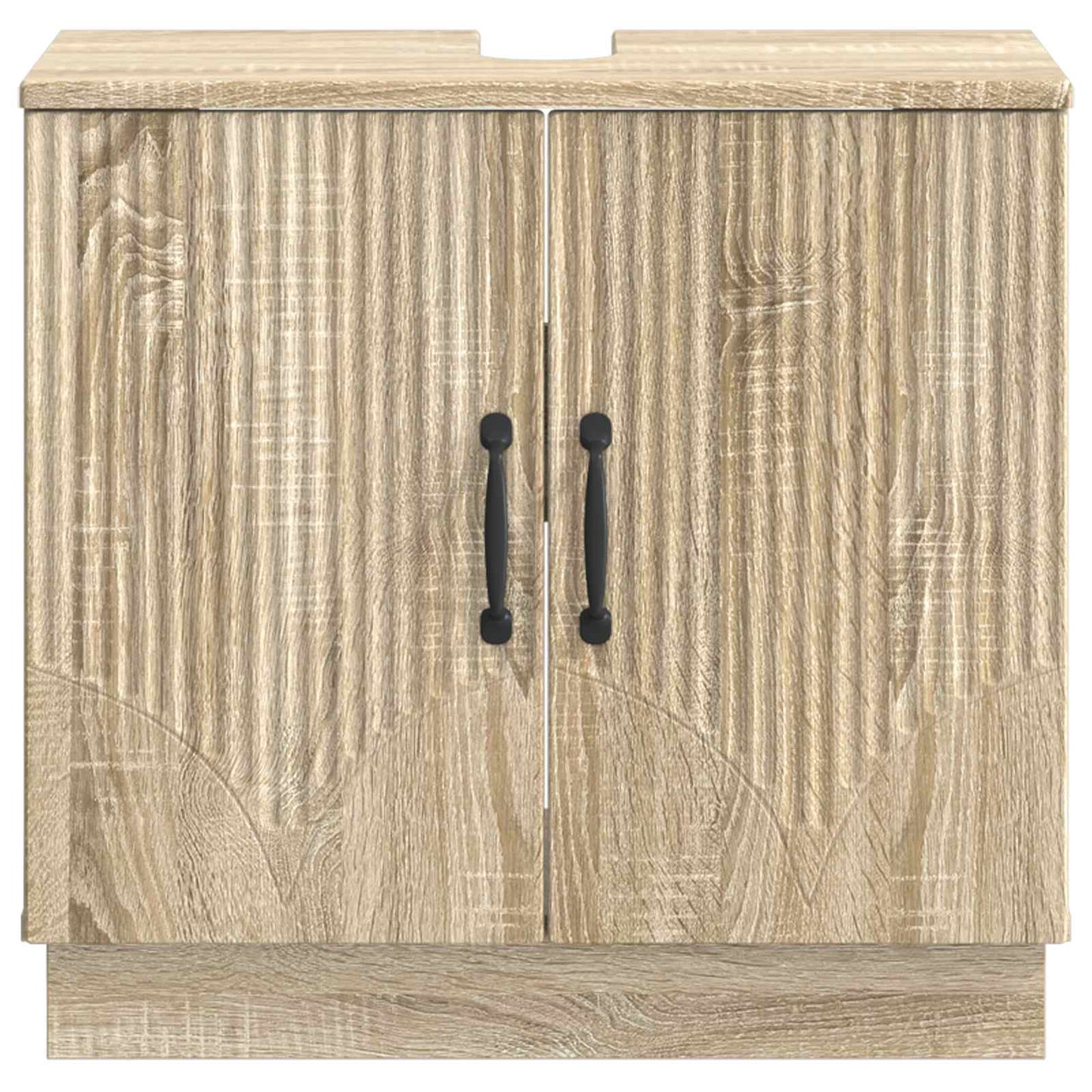 vidaXL Bathroom Sink Cabinet HOORN Sonoma Oak 59.5 x 31.5x 56 cm 4