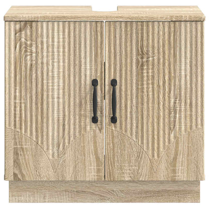 vidaXL Bathroom Sink Cabinet HOORN Sonoma Oak 59.5 x 31.5x 56 cm 4
