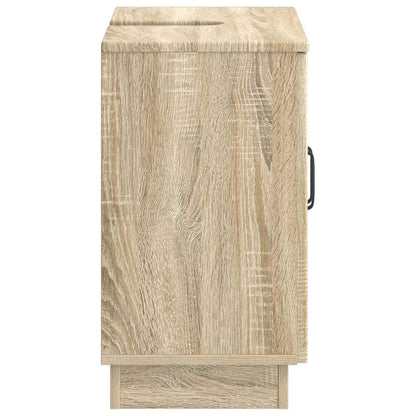 vidaXL Bathroom Sink Cabinet HOORN Sonoma Oak 59.5 x 31.5x 56 cm 5