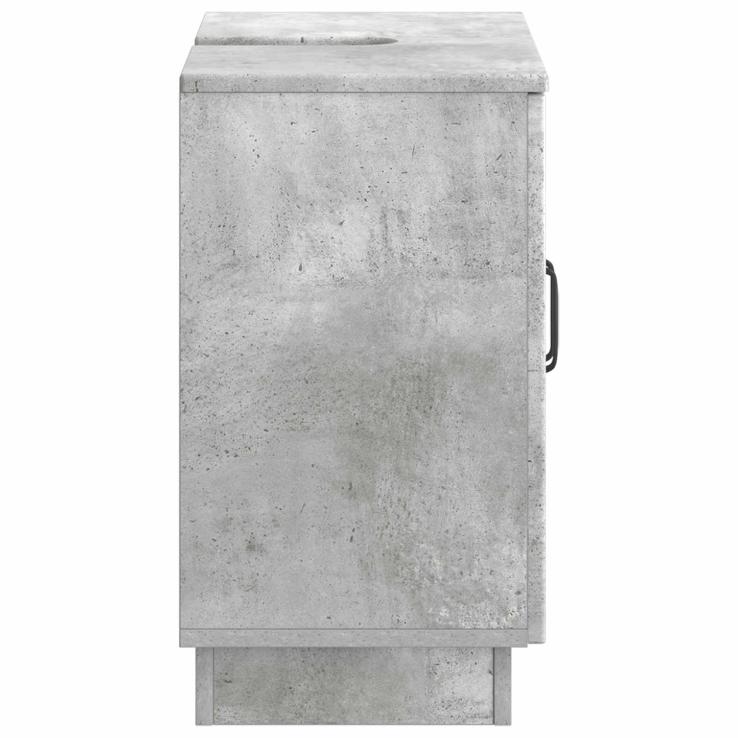 vidaXL Bathroom Sink Cabinet HOORN Concrete Grey 59.5 x 31.5x 56 cm 5