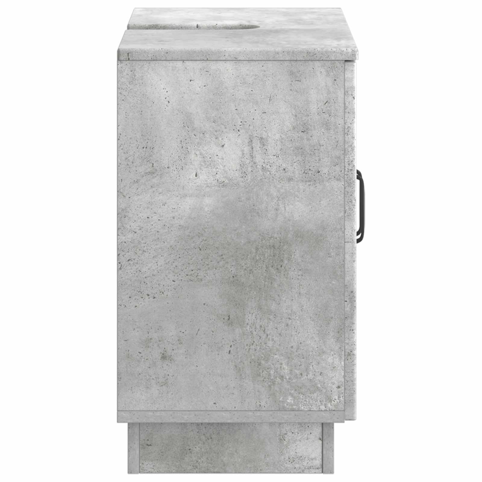 vidaXL Bathroom Sink Cabinet HOORN Concrete Grey 59.5 x 31.5x 56 cm 5