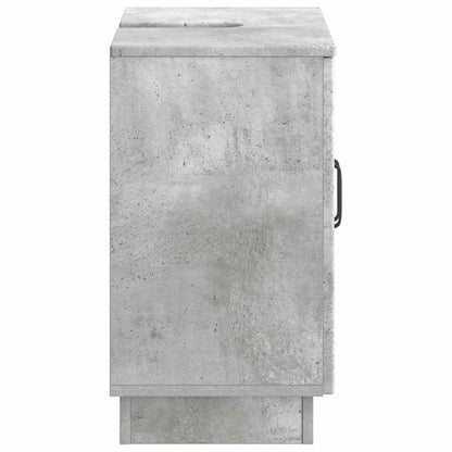 vidaXL Bathroom Sink Cabinet HOORN Concrete Grey 59.5 x 31.5x 56 cm 5