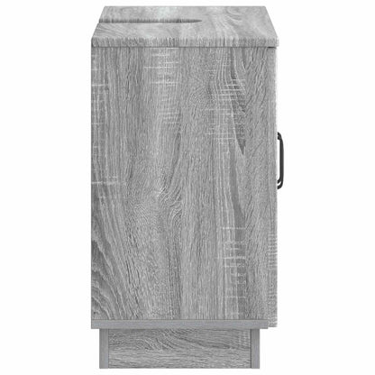 vidaXL Bathroom Sink Cabinet HOORN Grey Sonoma 59.5 x 31.5x 56 cm 5