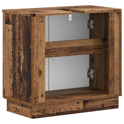 vidaXL Bathroom Sink Cabinet HOORN Old Wood 59.5 x 31.5x 56 cm 6