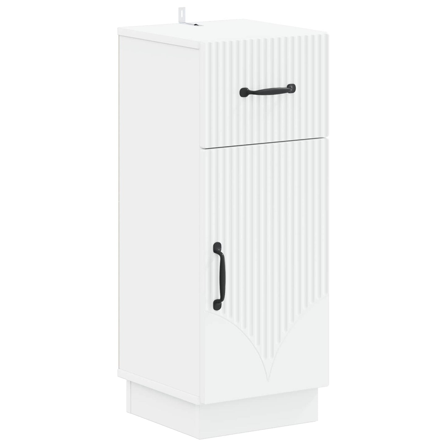 vidaXL Bathroom Storage Cainet HOORN White 30 x 31 x 77 cm 2