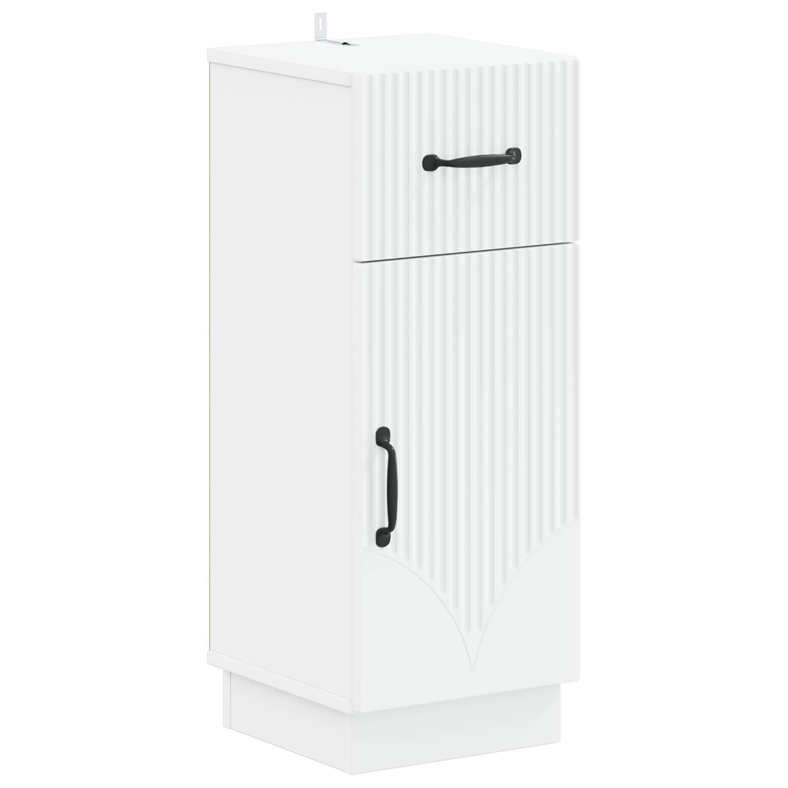 vidaXL Bathroom Storage Cainet HOORN White 30 x 31 x 77 cm 2