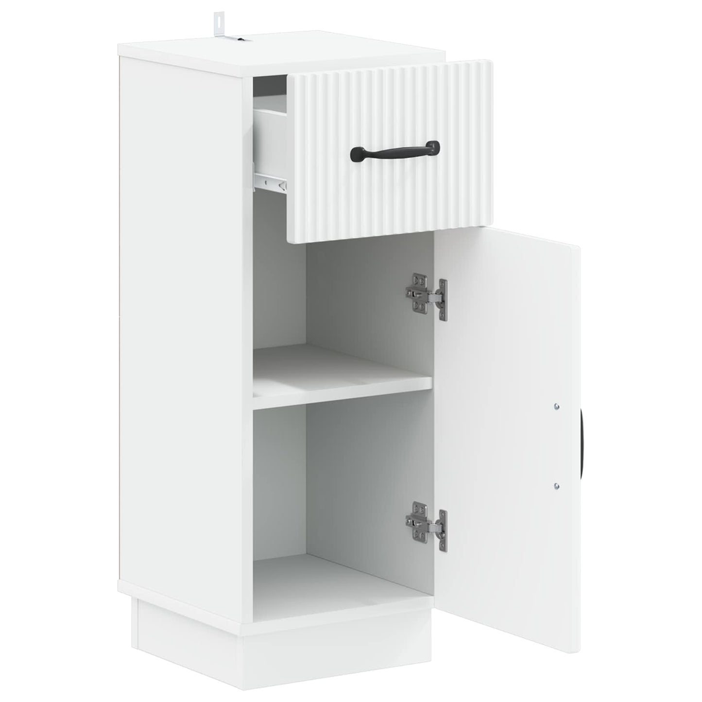 vidaXL Bathroom Storage Cainet HOORN White 30 x 31 x 77 cm 3