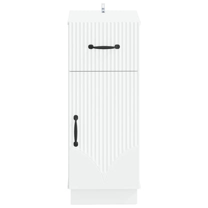 vidaXL Bathroom Storage Cainet HOORN White 30 x 31 x 77 cm 4