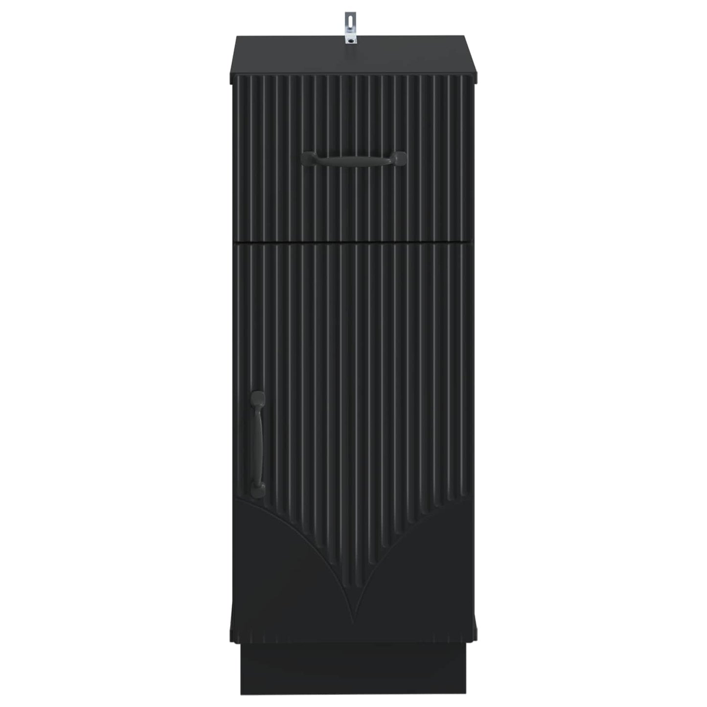 vidaXL Bathroom Storage Cainet HOORN Black 30 x 31 x 77 cm 4