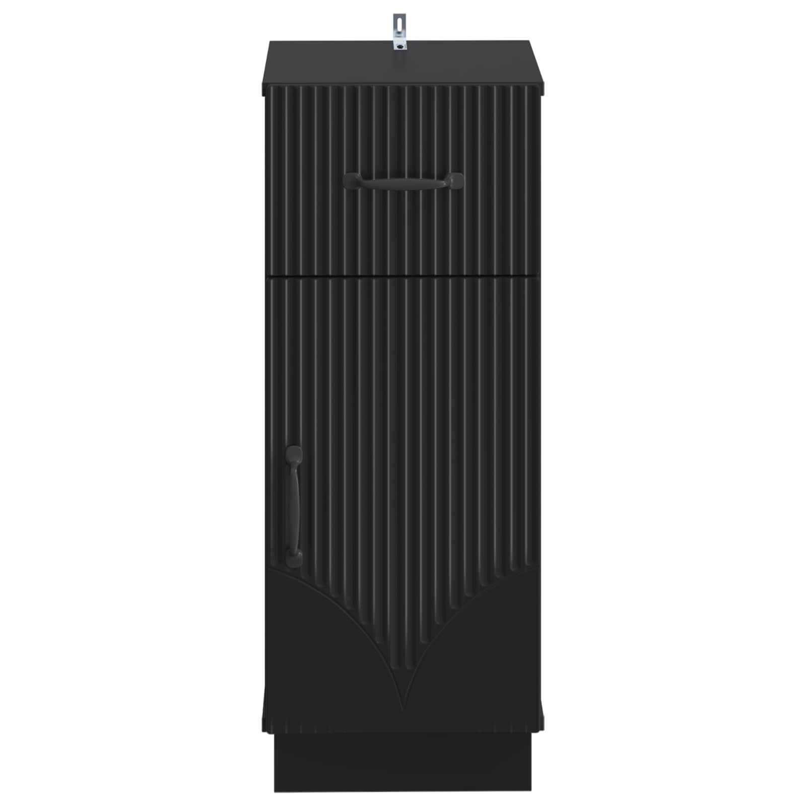 vidaXL Bathroom Storage Cainet HOORN Black 30 x 31 x 77 cm 4