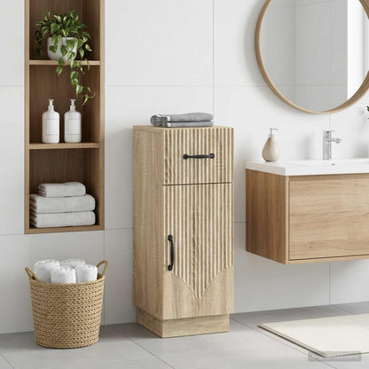 vidaXL Bathroom Storage Cainet HOORN Sonoma Oak 30 x 31 x 77 cm 1