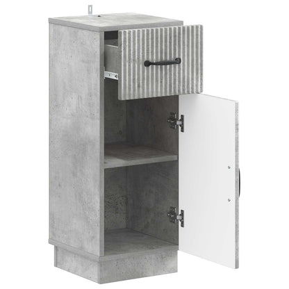 vidaXL Bathroom Storage Cainet HOORN Concrete Grey 30 x 31 x 77 cm 4