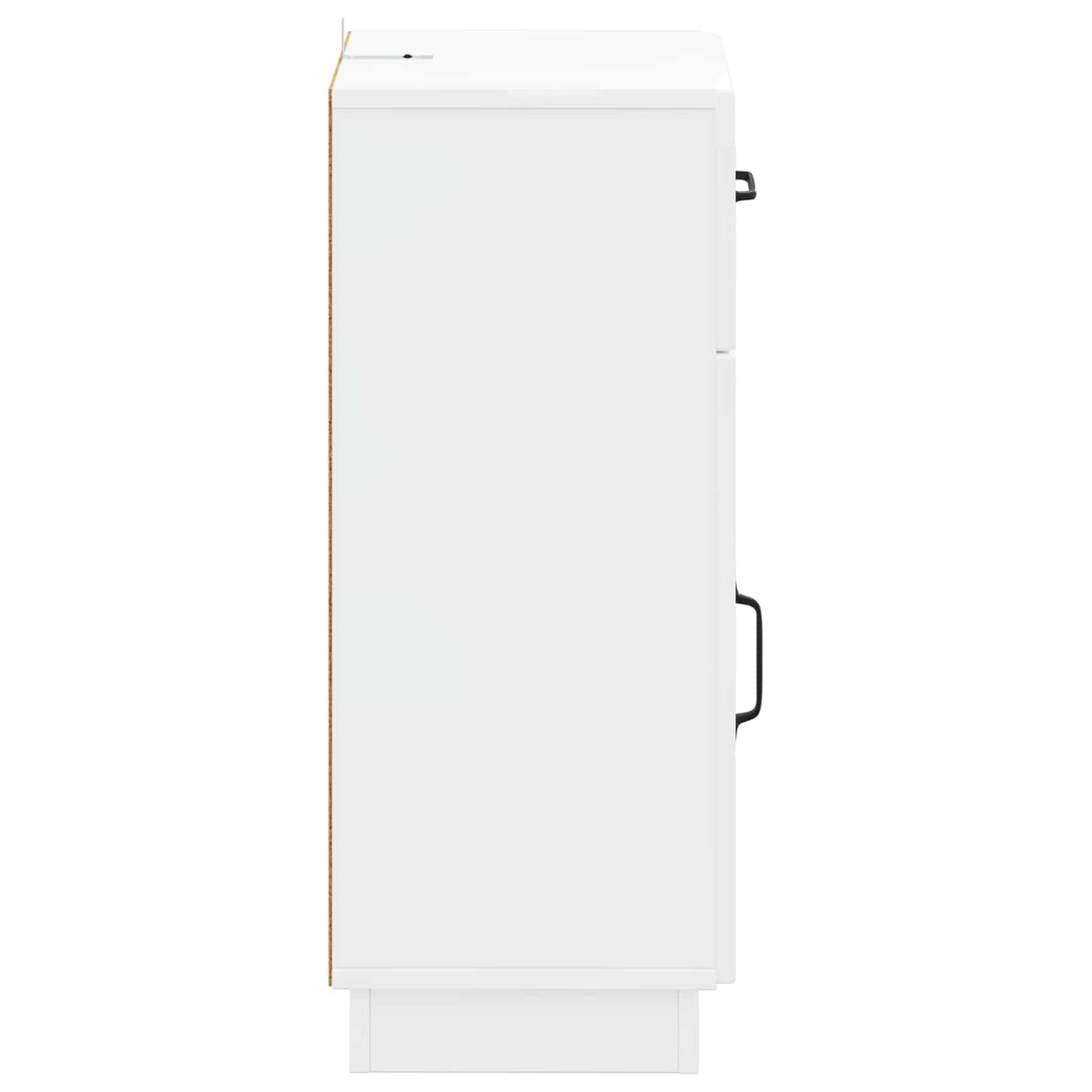 vidaXL Bathroom Storage Cainet HOORN High Gloss White 30 x 31 x 77 cm 6