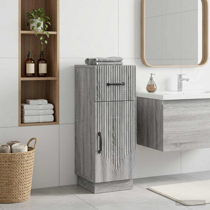 vidaXL Bathroom Storage Cainet HOORN Grey Sonoma 30 x 31 x 77 cm 1