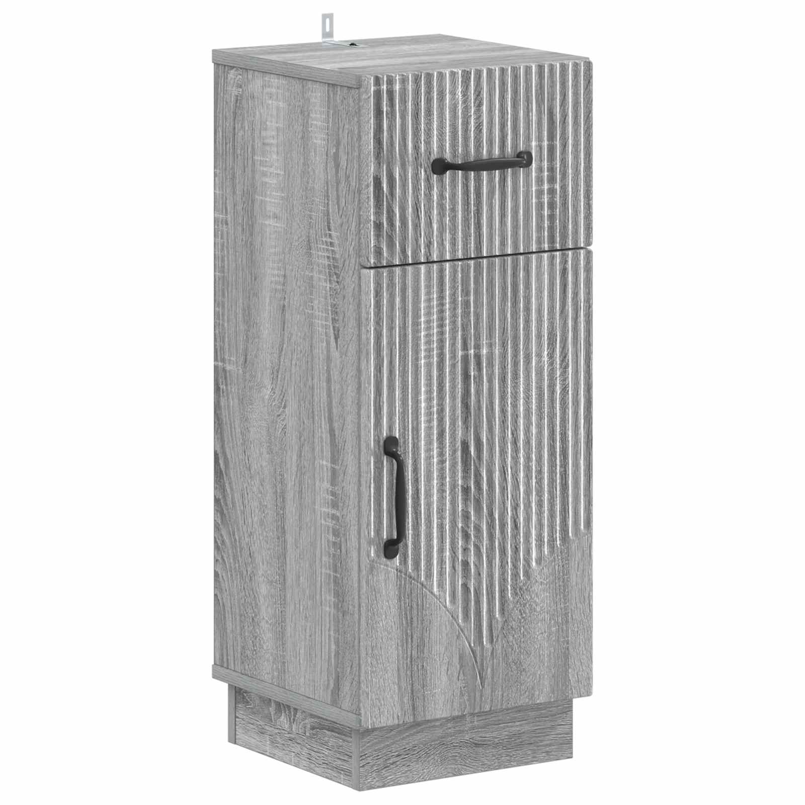 vidaXL Bathroom Storage Cainet HOORN Grey Sonoma 30 x 31 x 77 cm 2