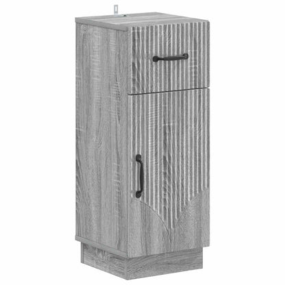 vidaXL Bathroom Storage Cainet HOORN Grey Sonoma 30 x 31 x 77 cm 2