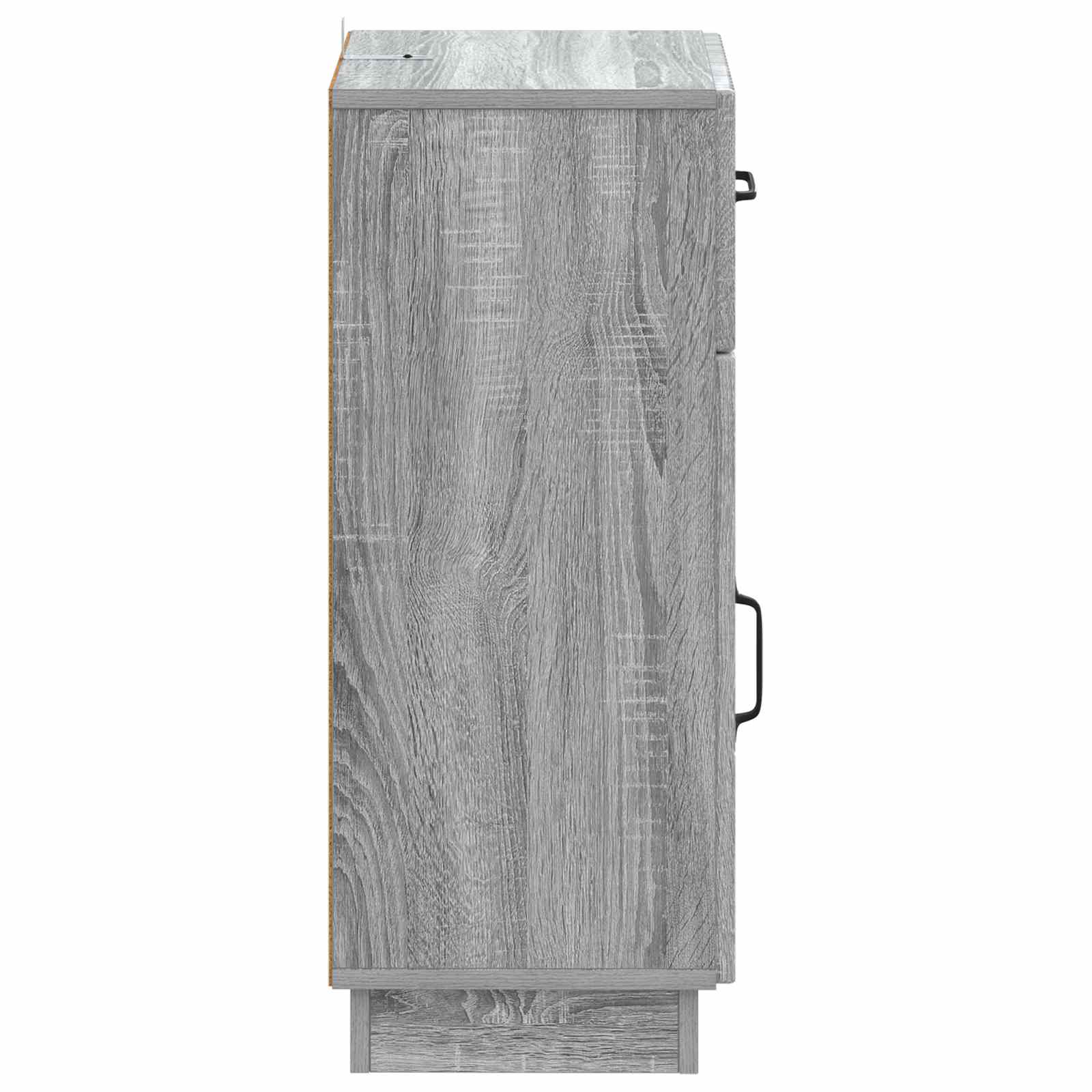 vidaXL Bathroom Storage Cainet HOORN Grey Sonoma 30 x 31 x 77 cm 5
