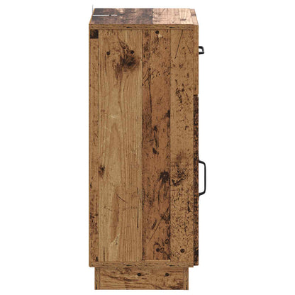 vidaXL Bathroom Storage Cainet HOORN Old Wood 30 x 31 x 77 cm 5