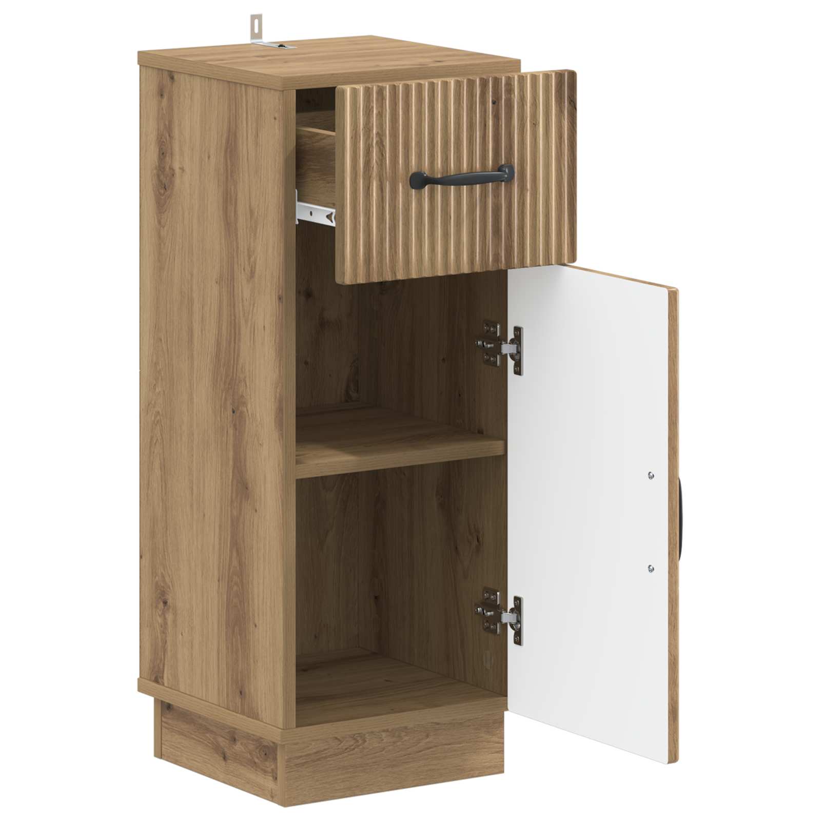 vidaXL Bathroom Storage Cainet HOORN Artisan Oak 30 x 31 x 77 cm 3