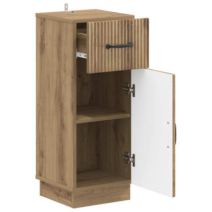 vidaXL Bathroom Storage Cainet HOORN Artisan Oak 30 x 31 x 77 cm 3