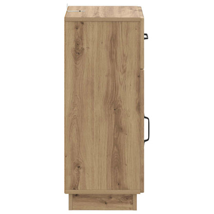 vidaXL Bathroom Storage Cainet HOORN Artisan Oak 30 x 31 x 77 cm 5