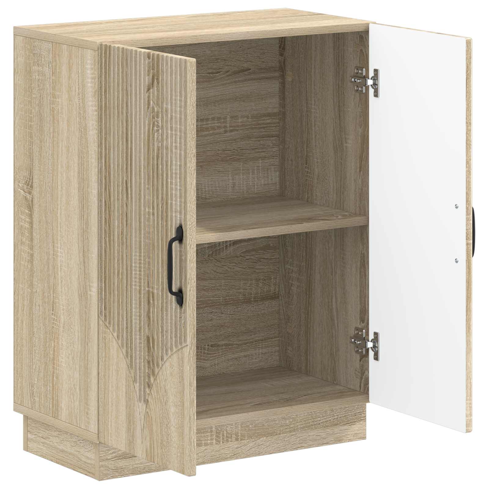 vidaXL Bathroom Storage Cainet HOORN Sonoma Oak 59.5 x 31 x 77 cm 3