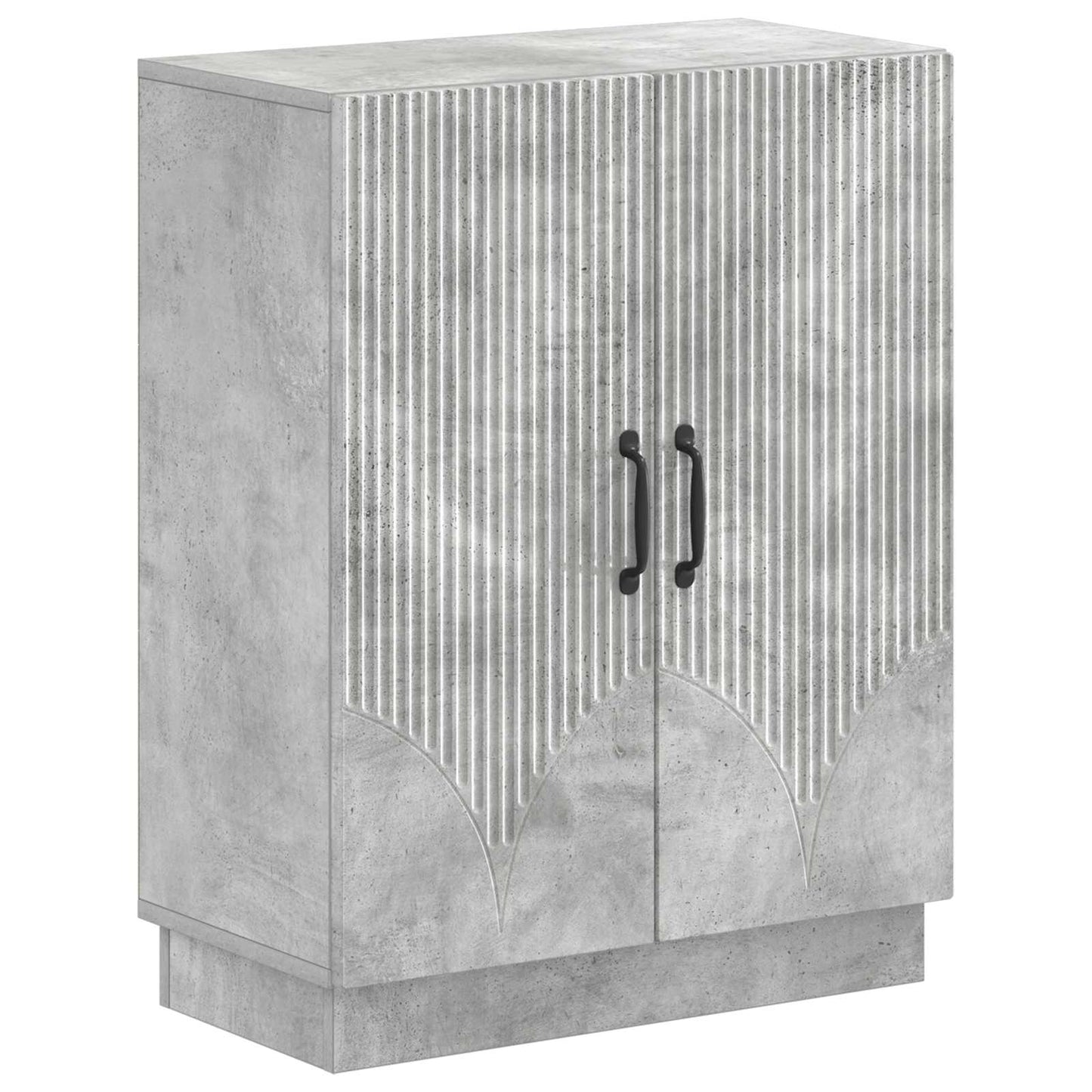 vidaXL Bathroom Storage Cainet HOORN Concrete Grey 59.5 x 31 x 77 cm 2