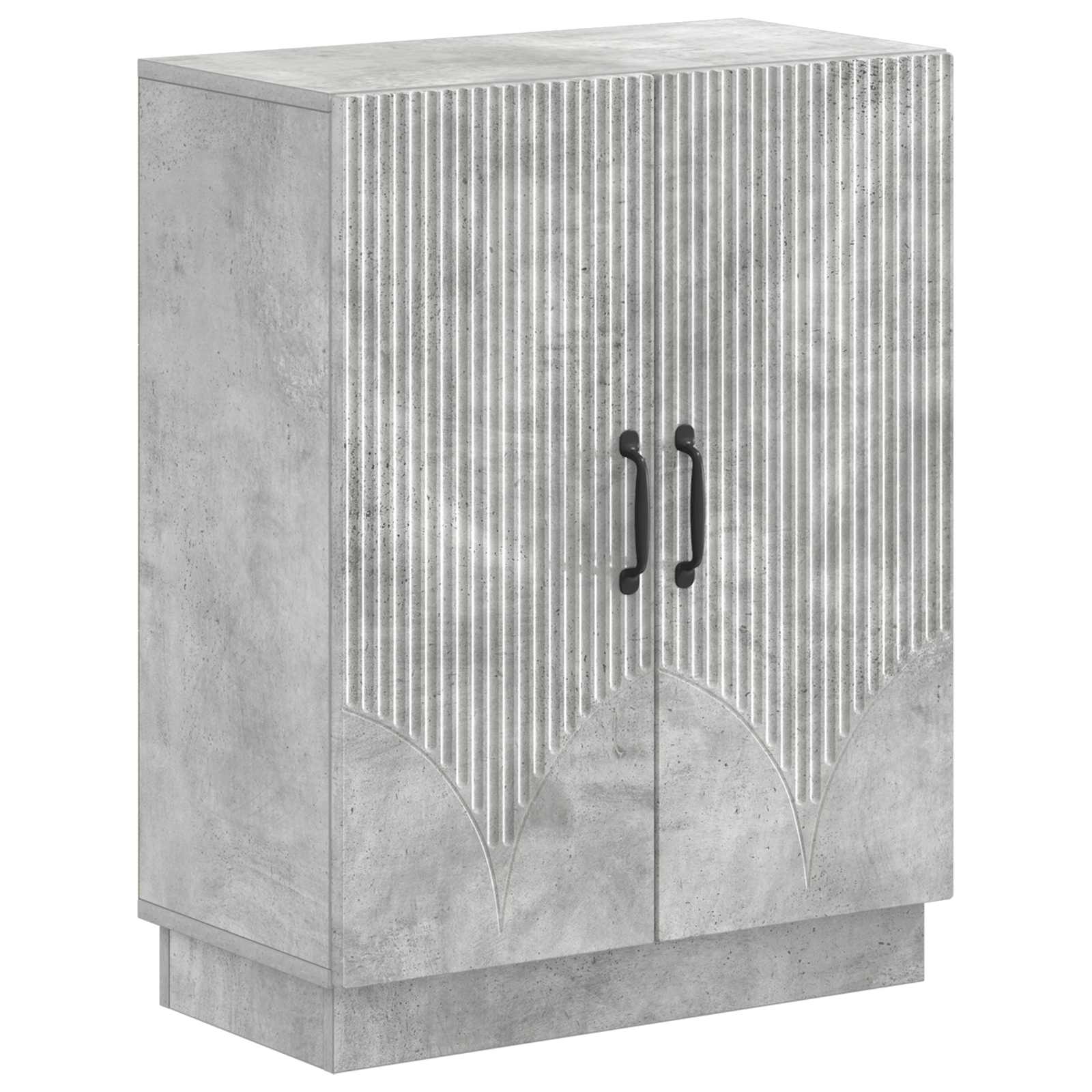 vidaXL Bathroom Storage Cainet HOORN Concrete Grey 59.5 x 31 x 77 cm 2