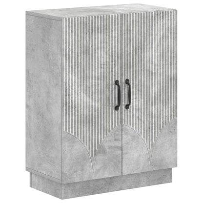 vidaXL Bathroom Storage Cainet HOORN Concrete Grey 59.5 x 31 x 77 cm 2