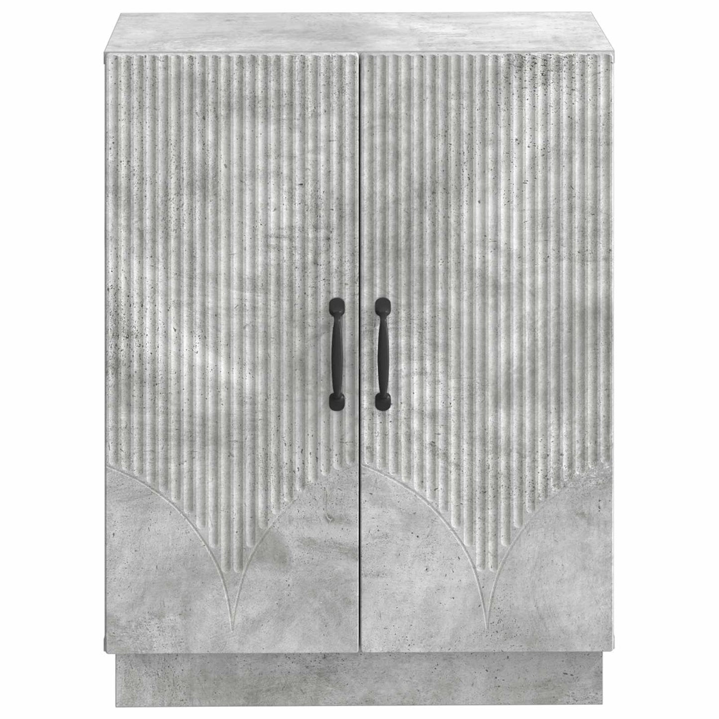 vidaXL Bathroom Storage Cainet HOORN Concrete Grey 59.5 x 31 x 77 cm 4