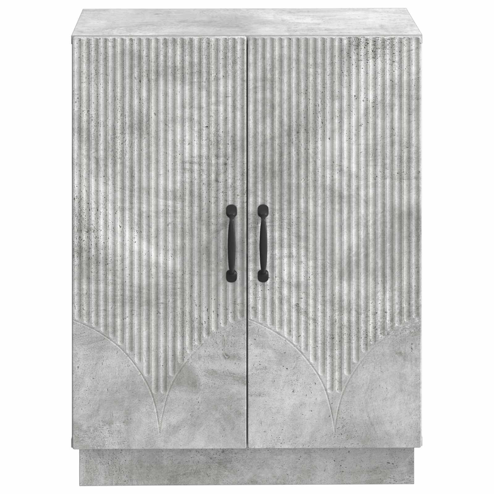 vidaXL Bathroom Storage Cainet HOORN Concrete Grey 59.5 x 31 x 77 cm 4