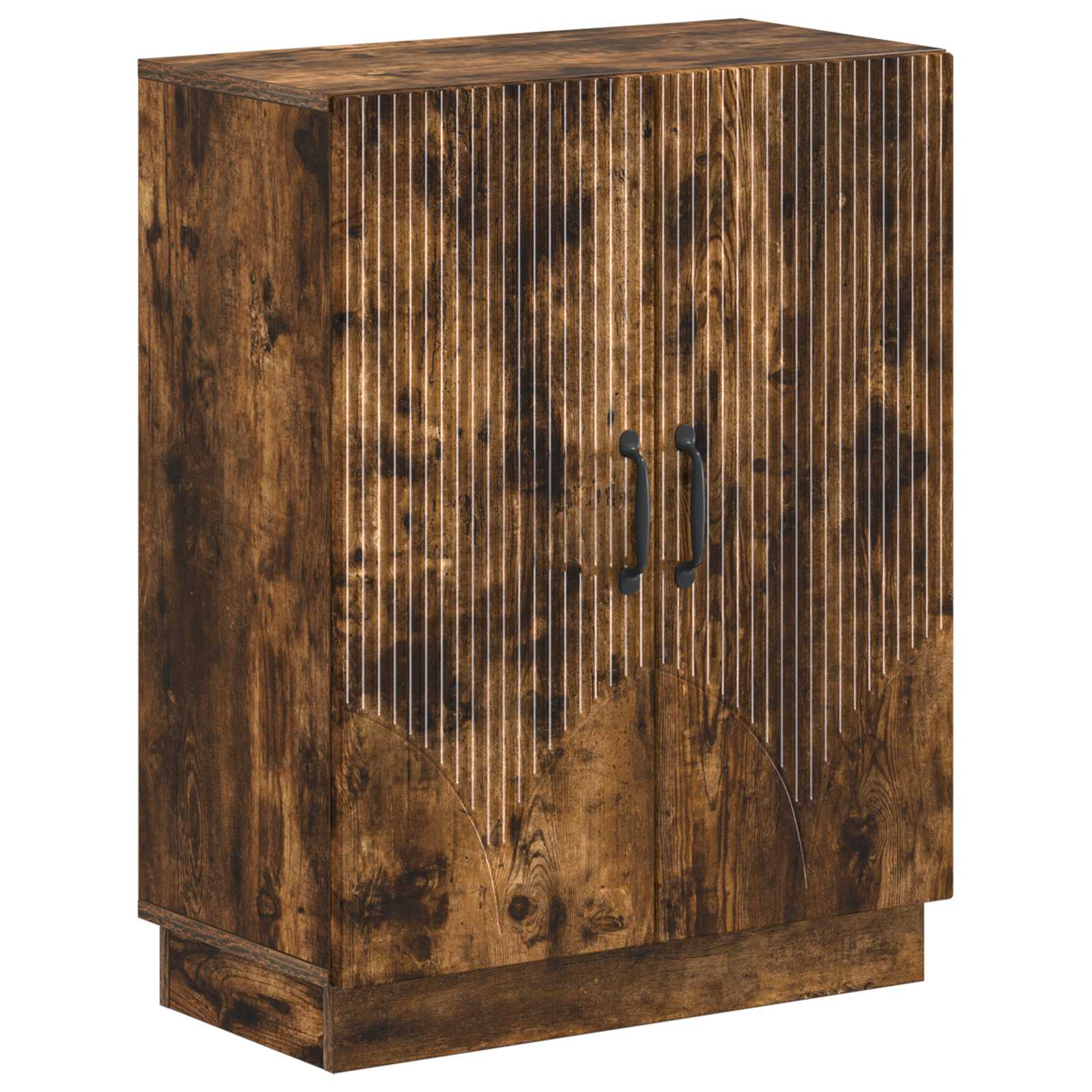 vidaXL Bathroom Storage Cainet HOORN Smoked Oak 59.5 x 31 x 77 cm 2