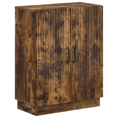 vidaXL Bathroom Storage Cainet HOORN Smoked Oak 59.5 x 31 x 77 cm 2